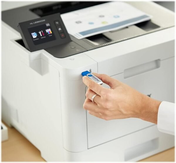Brother Business Color Laser Printer, HL-L8360CDW, Wireless Networking, Automatic Duplex Printing, Mobile Printing, Cloud Printing, Amazon Dash Replenishment Ready,White