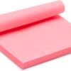 Amazon Basics Bulk Sticky Notes Office Supplies for Desk, 3x3 inch, 12-Pack, Assorted Colors