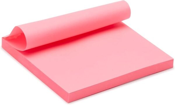 Amazon Basics Bulk Sticky Notes Office Supplies for Desk, 3x3 inch, 12-Pack, Assorted Colors