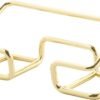 Business Card Holder for Desk, Cute Metal Card Organizers and Office Desk Accessories for Men and Women (Golden)