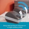 DYMO LabelWriter Wireless Label Printer | Direct Thermal Printer Great for Shipping Warehouse Labels Name Badges Barcodes and More Connect Through Wi-Fi for Home & Office Organization Black