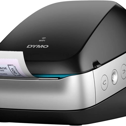 DYMO LabelWriter Wireless Label Printer | Direct Thermal Printer Great for Shipping Warehouse Labels Name Badges Barcodes and More Connect Through Wi-Fi for Home & Office Organization Black
