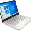 HP 14 Series 14" Touchscreen Laptop Intel Celeron N4020 4GB RAM 64 GB eMMC Pale Rose Gold