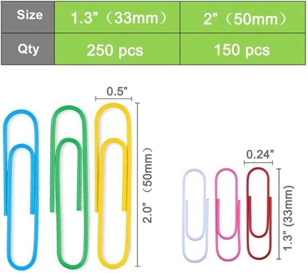 Colored Paper Clips