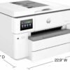 HP OfficeJet Pro 9730e Wide Format Wireless All-in-One Color Inkjet Printer, Print, scan, Copy up to 11x17', ADF, Duplex Printing Best for Office, 3 Month Instant Ink Trial Included (537P6A)