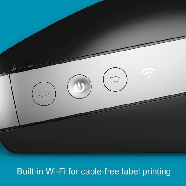 DYMO LabelWriter Wireless Label Printer | Direct Thermal Printer Great for Shipping Warehouse Labels Name Badges Barcodes and More Connect Through Wi-Fi for Home & Office Organization Black