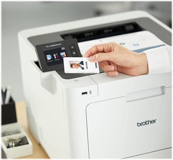 Brother Business Color Laser Printer, HL-L8360CDW, Wireless Networking, Automatic Duplex Printing, Mobile Printing, Cloud Printing, Amazon Dash Replenishment Ready,White