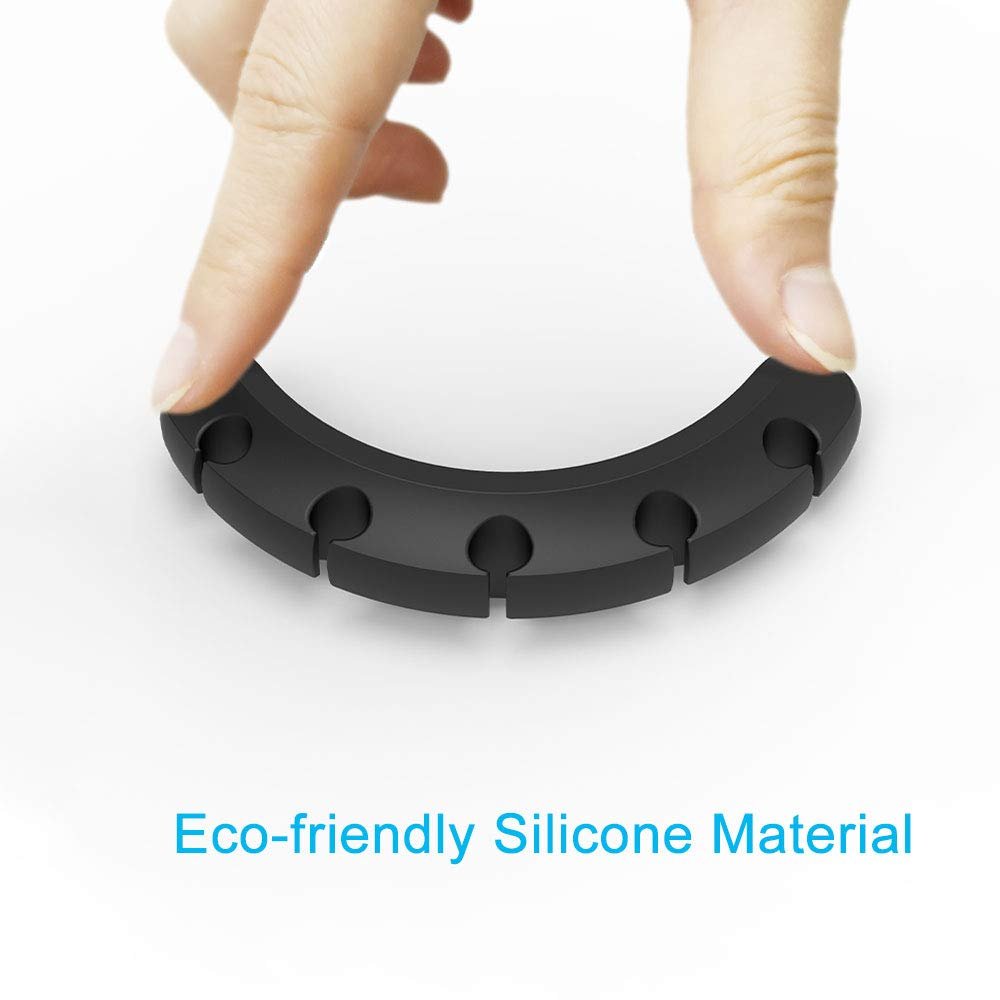 Cord Organizer, Cable Clips Cord Holder, Cable Management USB Cable Power Wire Cord Clips, 2 Packs Cable Organizers for Car Home and Office (5, 3 Slots) - Image 7