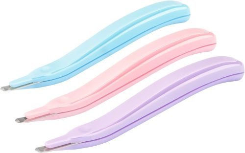 ZZTX 3 PCS Professional Magnetic Staple Remover Puller Rubberized Staples Remover Staple Removal Tool for School Office Home(Blue, Pink, Purple)