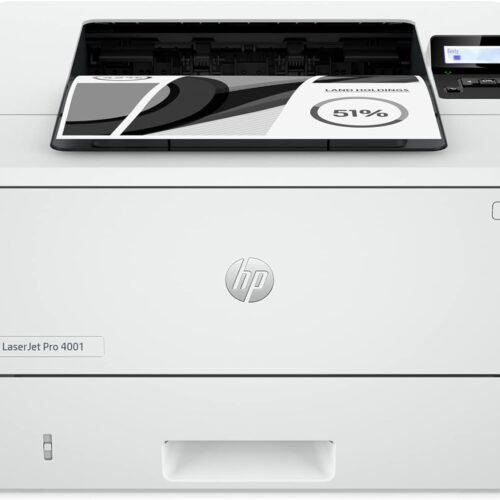 HP LaserJet Pro 4001n Black & White Printer, Print, Fast speeds, Easy setup, Mobile printing, Advanced security, USB, Ethernet Connection, Best-For-Office