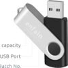 10-Pack Enfain 16GB USB 2.0 Swivel Flash Drives Shareable Data Storage for Home & Office Use (Black) : Electronics