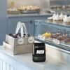 Label Maker Machine with Tape, M100 Bluetooth Label Printer, Versatile App with 1000 Icons and 300 Templates, 2 Inch Address Label Maker for Small Business, Office, Home, School, Black