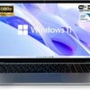 ApoloSign 15.6" Full HD Laptop, 12GB RAM, 512GB SSD, Expandable to 1TB, Intel N5095 Processor, Dual-Band WiFi, 178° Viewing Angle, Dual Speakers-Gray