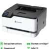 Lexmark CS331dw Color Laser Printer with Ethernet, Mobile-Friendly, Wireless Office Printer with Automatic Two-Sided Printing (3-Series)(40N9020)