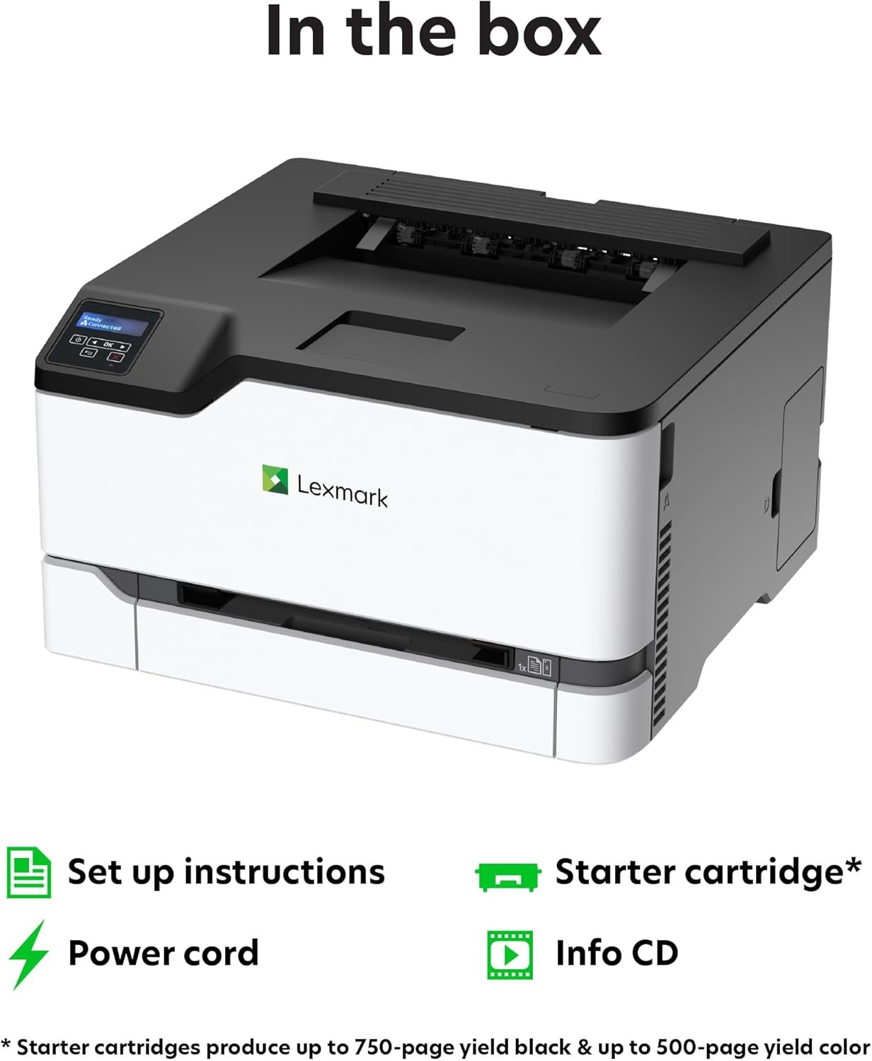 Lexmark CS331dw Color Laser Printer with Ethernet, Mobile-Friendly, Wireless Office Printer with Automatic Two-Sided Printing (3-Series)(40N9020) - Image 4