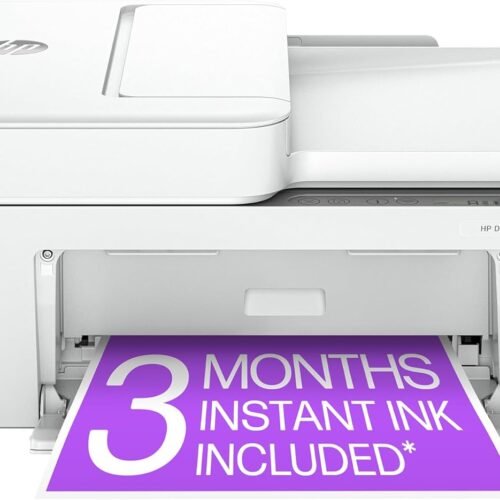 HP DeskJet 4255e Wireless All-in-One Color Inkjet Printer, Scanner, Copier, Best-for-Home, 3 Month Instant Ink Trial Included (588S6A)