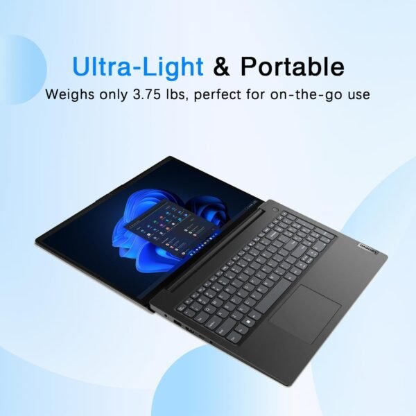 Lenovo V15 Business Laptop | Intel 4-core Processor | Intel UHD Graphics | 15.6" FHD (1920 x 1080) | 32GB RAM | 1TB SSD | Ethernet RJ-45 | Military Durability | Windows 11 Pro
