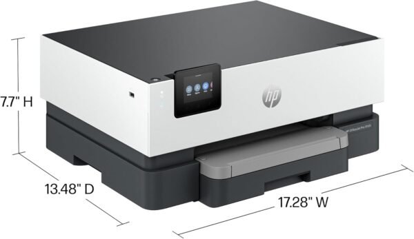 HP OfficeJet Pro 9110b Wireless Color Inkjet Printer, Print, Duplex Printing Best-for-Office (5A0S1A)