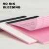 Pink Legal Pad Note Pads 8.5x11 inch, Wide Ruled Clear Print Writing Pads 30 Sheets/Pad, 20lb Colored Paper, Perforated Notepad with Sturdy Back (3 Pads Pink)