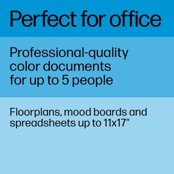 HP OfficeJet Pro 9730e Wide Format Wireless All-in-One Color Inkjet Printer, Print, scan, Copy up to 11x17', ADF, Duplex Printing Best for Office, 3 Month Instant Ink Trial Included (537P6A)
