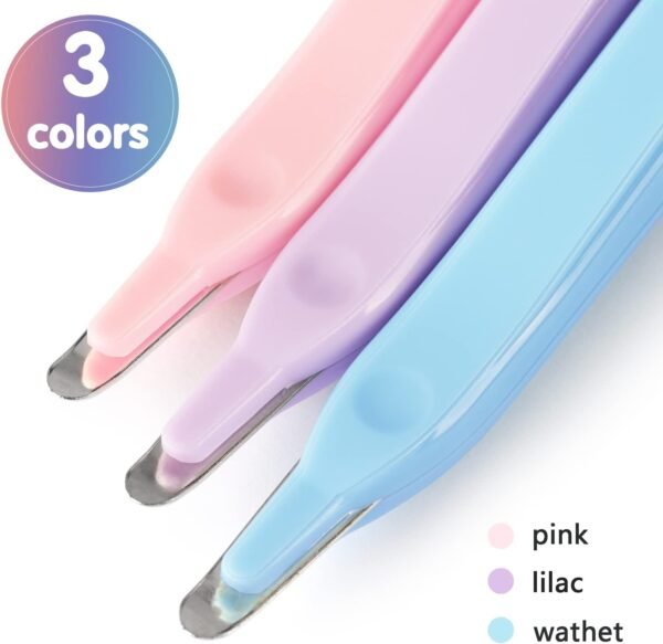 ZZTX 3 PCS Professional Magnetic Staple Remover Puller Rubberized Staples Remover Staple Removal Tool for School Office Home(Blue, Pink, Purple)