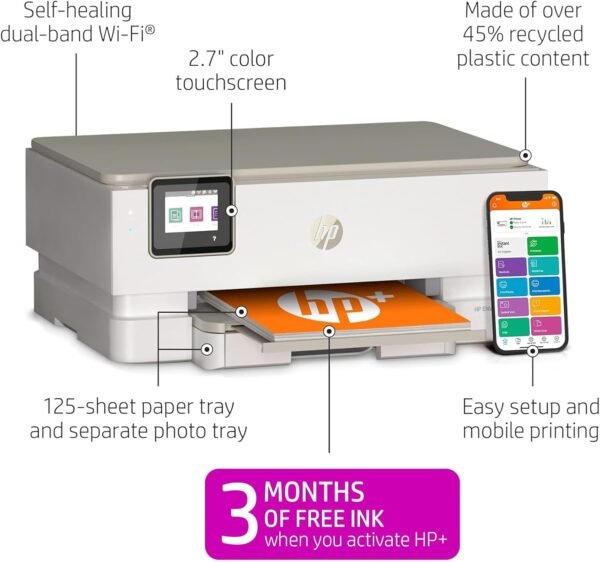61DgWtxqC6L._AC_SL1500_.jpg HP ENVY Inspire 7255e Wireless Color Thermal Inkjet Printer, Print, scan, copy, Easy setup,Mobile printing, Best-for-home, 3 month Instant Ink trial included