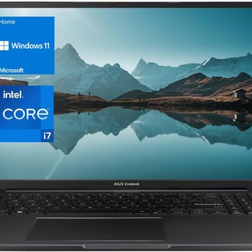 ASUS Vivobook Laptop, 16" FHD+ (1920 x 1200) Display, Intel Core i7-1255U Processor, 24GB RAM, 1TB SSD, Webcam, HDMI, Wi-Fi, Windows 11 Home, Black