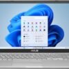 ASUS Vivobook 15.6” FHD Laptop, AMD Ryzen 3 3250U, 8GB RAM, 128GB SSD, Windows 11 Home, Transparent Silver, M515DA-WS33