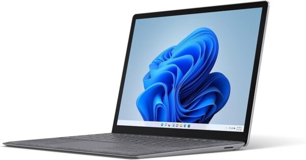 Microsoft Surface Laptop 4 - i7-1185G7 16GB RAM, 512GB SSD, 13.5" High-Performance Touchscreen Windows 11, Lightweight with Sleek Design Platinum 5EI-00019 (Renewed)