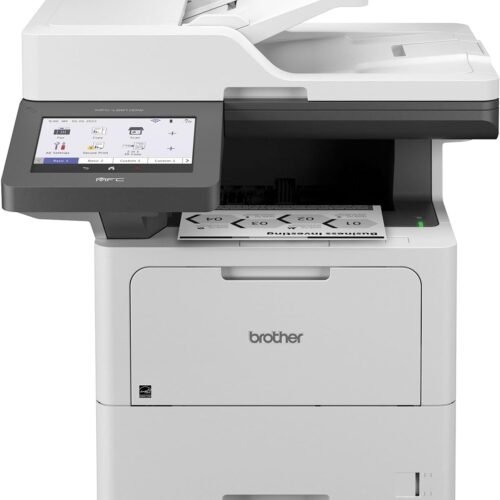 Brother MFC-L6810DW Enterprise Monochrome Laser All-in-One Printer, Large Paper Capacity, Wireless Networking, Advanced Security Features, and Duplex Print, Scan, and Copy, Works with Alexa