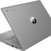 HP 2023 Chromebook Laptop, 14 Inch Display, Intel Celeron N4120 Processor, 4GB RAM, 64GB eMMC, Intel UHD Graphics 600, WiFi, Bluetooth, Chrome OS, Modern Gray
