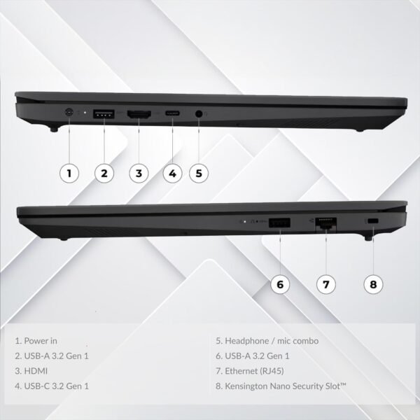Lenovo V15 Laptop - Special Business Edition - 15.6 FHD - AMD Ryzen 5 7520U (Beats i7-1165G7) - 16GB Memory - 1TB PCIe SSD - Long Battery Life - Military-Grade Durability - Win 11 Pro