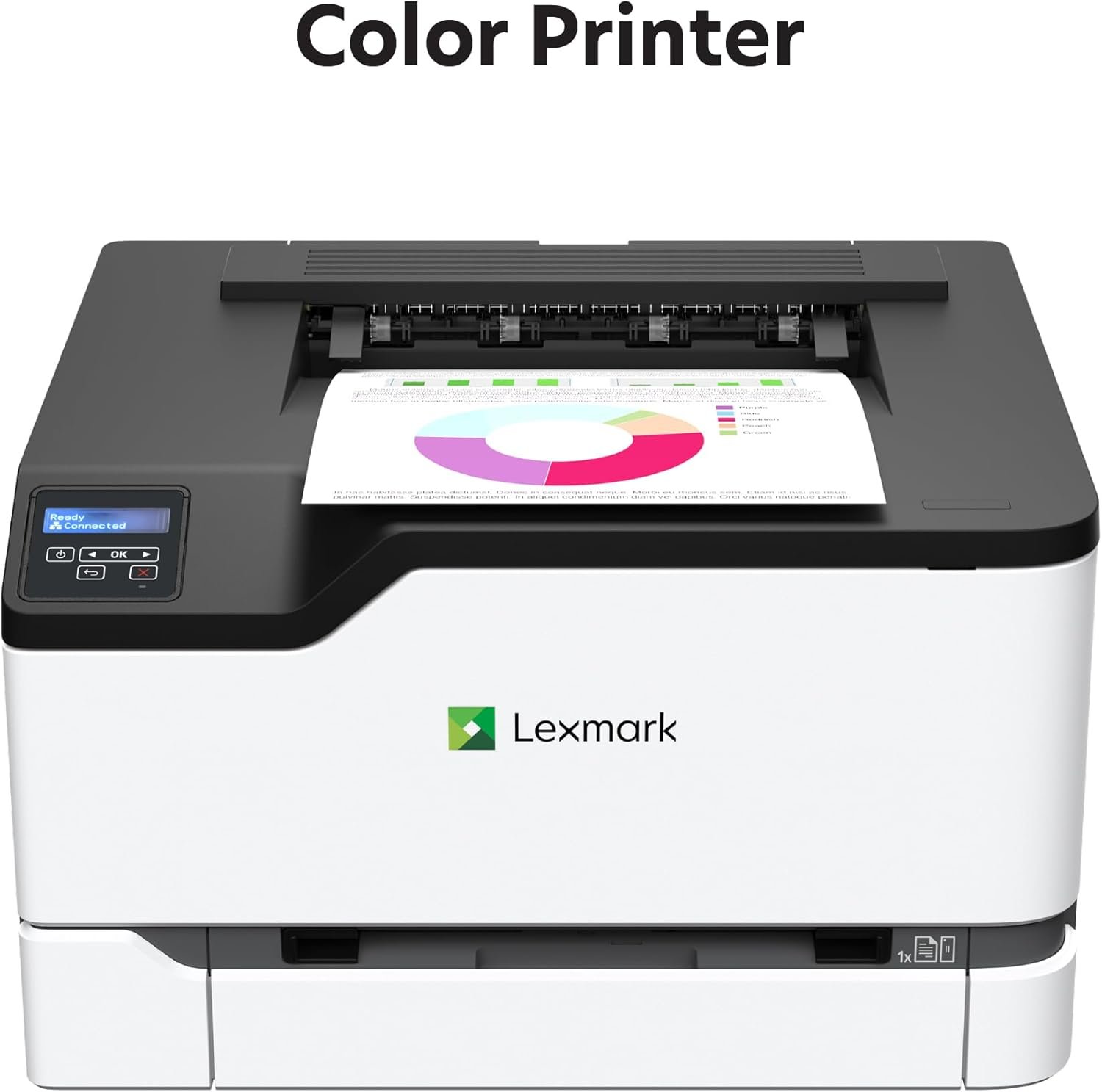 Lexmark CS331dw Color Laser Printer with Ethernet, Mobile-Friendly, Wireless Office Printer with Automatic Two-Sided Printing (3-Series)(40N9020) - Image 2