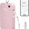 ORGSTA S001 Label Maker Machine with Tape, Portable Bluetooth Label Maker for Home and Office Organization, Thermal Label Printer Mini Label Maker with Multiple Templates, Pink