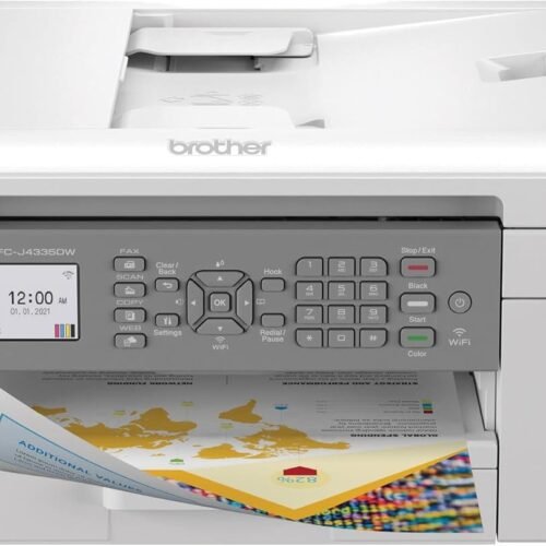 Brother MFC-J4335DW INKvestment Tank All-in-One Printer with Duplex and Wireless Printing Plus Up to 1-Year of Ink in-Box, Works with Alexa