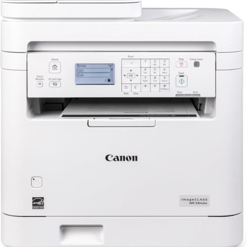 Canon imageCLASS MF284dw - Monochrome, Duplex, Wireless Laser Printer, Multifunction with Print, Copy, Scan, Auto Document Feeder, 1 Year Limited Warranty, 35 PPM, White