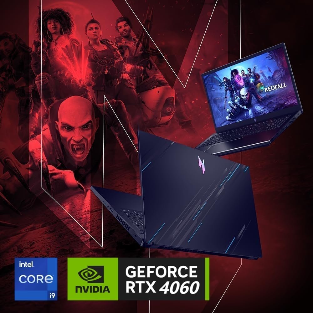 acer Nitro V 15 Gaming Laptop, Intel i9-13900H Up to 5.4GHz, GeForce RTX 4060, 15.6" 144 Hz IPS Display, 64 GB DDR5, 2 TB SSD, Wi-Fi 6, Backlit Keyboard, Windows 11 Pro, Gaming Mouse, 256GB UFD - Image 2