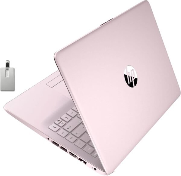 61PpSLdUnKL._AC_SL1500_.jpg HP Premium Stream 14" HD BrightView Laptop, Intel Celeron N4120, 16GB RAM, 64GB eMMC Storage, UHD Graphics, HD Webcam, 1 Year Office 365, Bluetooth, WiFi, HDMI, Win 11s, Pink, 32GB Hotface USB Card