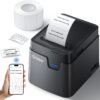 CLABEL Desktop Bluetooth Label Printer CT221D Label Maker Machine with Direct Thermal Printing, 2 Inch Barcode Recepit Sticker Printer for Small Business Address Office with 1 Roll Label