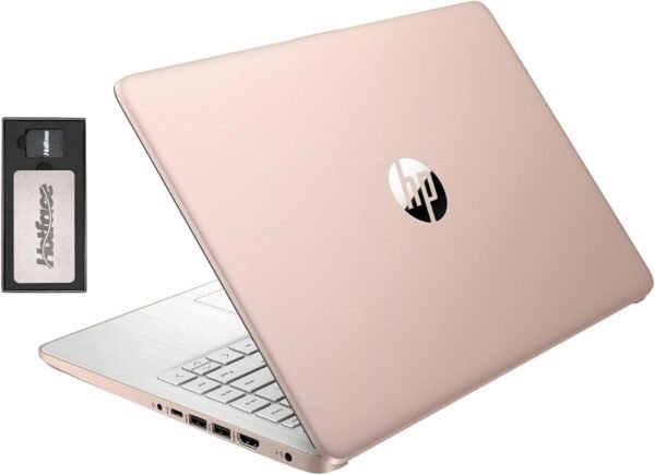 61QuxlKVZbL._AC_SL1500_.jpg HP Stream 14" HD BrightView Laptop, Intel Celeron N4120, 16GB RAM, 288GB Storage (128GB eMMC + 160GB Docking Station Set), Intel UHD Graphics, 720p Webcam, Wi-Fi, 1 Year Office 365, Win 11 S, Gold