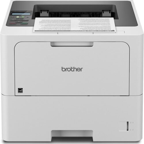 Brother Professional Laser Printer with High-Speed 50 ppm Output, Advanced Security Features, and Wireless Networking for Business, Monochrome Printing with Duplex Capability (HL-6210DW)