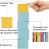 Sticky Notes 3x3 Inch, 8 Pack Sticky Pads (100 Sheet/Pad), Bulk Sticky Note Pads, Assorted Multicolor Self-Sticky Notes Pad - Back to School and Office Supplies Blank Desk Note Pads.