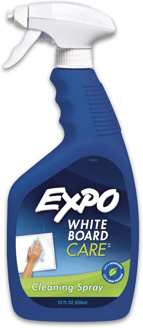 EXPO Dry Erase Whiteboard Cleaning Spray, 22 oz, Efficient Whiteboard Cleanser, Classroom and Office Supplies
