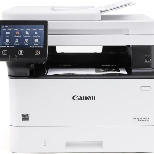 Canon imageCLASS MF465dw - Monochrome, Duplex Wireless Laser Printer, All-in-One with Scanner, Copier, Fax, Home or Office, Auto Document Feeder, Mobile Ready, 3 Year Limited Warranty, 42 PPM, White