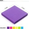 6 Pads Lined Sticky Notes 3x3 Sticky Notes with Lines Self-Stick Note Pads 6 Bright Multi Colors,100 Sheet/Pad