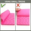 6 Pads Lined Sticky Notes 3x3 Sticky Notes with Lines Self-Stick Note Pads 6 Bright Multi Colors,100 Sheet/Pad