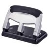 Bostitch Office EZ Squeeze Heavy Duty 3 Hole Punch, 40-Sheet Capacity, Use Less Force, Perfect for Home Office School Supplies, Sleek Design, Silver
