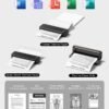 Portable Printers Wireless for Travel, Bluetooth Inkless Thermal Printer, Support 8.5" X 11" US Letter & A4 Size, Small Mobile Printer with Carry Case, Compatible with Phone Laptop for Office Car Home