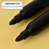 Permanent markers, 100 packs permanent markers bulk, quick drying in one second, waterproof, smooth, not easy to erase, durable, can be marked on glass, tiles and cloth, office supplies …