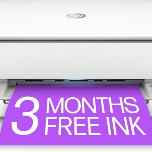 HP ENVY 6055e Wireless Color All-in-One Printer with 3 Months Free Ink with HP+ (223N1A) (Renewed)